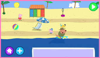 beach world lightly populated with items